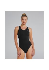 Strój pływacki damski TYR Maxfit Swimsuit - Solid. Kolor: czarny