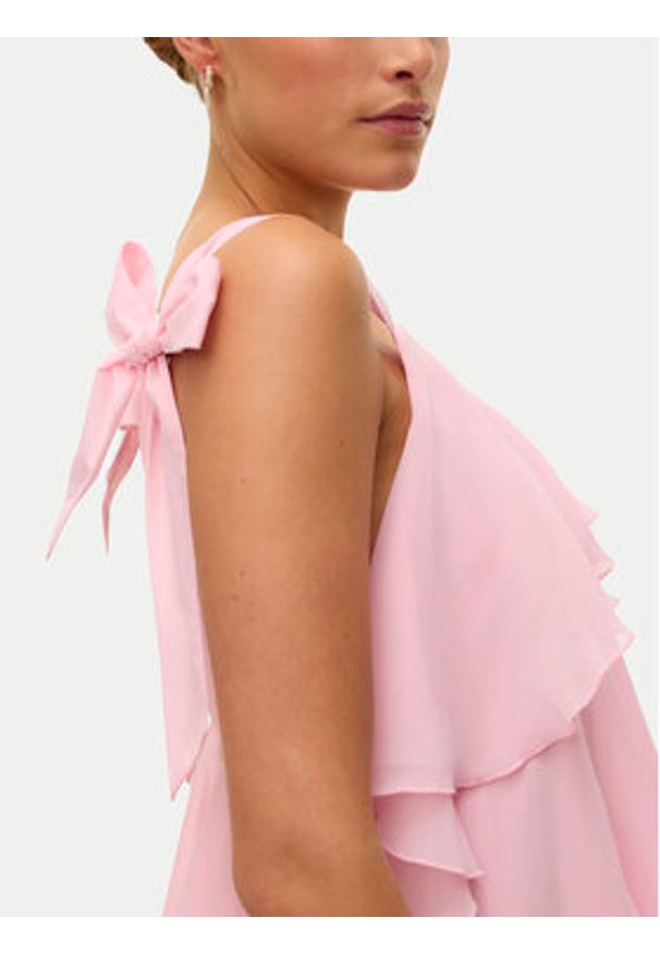 Vero Moda Sukienka wieczorowa Felicia 10331377 Różowy Regular Fit. Kolor: różowy. Materiał: syntetyk. Styl: wizytowy