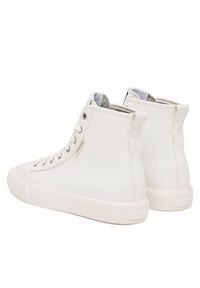 Calvin Klein Trampki Vulc Lace Up Hightop Lth HW0HW03076 Biały. Kolor: biały. Materiał: skóra #6