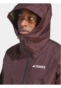 Adidas - adidas Kurtka outdoor Terrex Xperior GORE-TEX Paclite Rain IB4260 Brązowy Regular Fit. Kolor: brązowy. Materiał: syntetyk. Technologia: Gore-Tex. Sport: outdoor #8