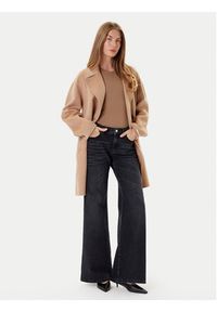 Marella Jeansy 2523186034 Czarny Wide Leg. Kolor: czarny
