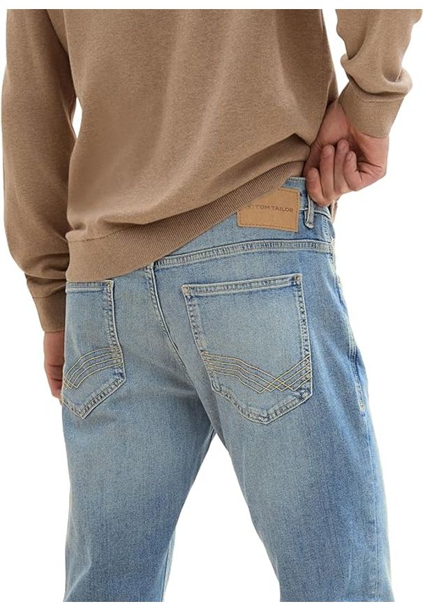Męskie Spodnie Jeansowe Tom Tailor TOM TAILOR Josh slim Clean Light Stone Blue Denim 1042340 10112