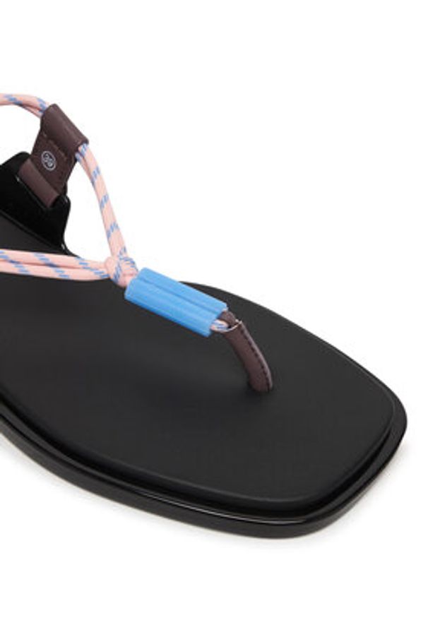 Calvin Klein Sandały Beach Sandal Rope Pu 2 HW0HW02967 Kolorowy. Materiał: materiał. Wzór: kolorowy