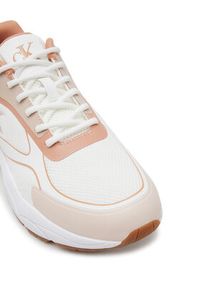 Calvin Klein Jeans Sneakersy Retro Tennis Knit Mg YW0YW01887 Biały. Kolor: biały. Materiał: materiał #4