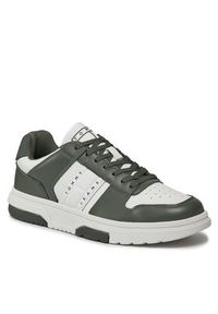 Tommy Jeans Sneakersy Tjm Leather Cupsole 2.0 EM0EM01283 Biały. Kolor: biały. Materiał: skóra