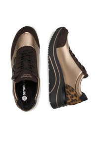 Remonte Sneakersy D0T09-91 Brązowy. Kolor: brązowy. Materiał: materiał, syntetyk, skóra #7