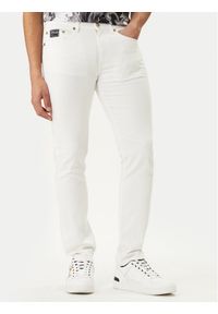 Versace Jeans Couture Jeansy 80GAB5S0 CEWCA Biały Slim Fit. Kolor: biały #1