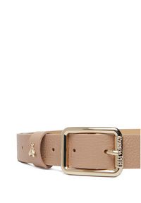 Patrizia Pepe Pasek Damski CW6408/L001-R874 Beżowy. Kolor: beżowy. Materiał: skóra #3