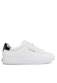 Calvin Klein Sneakersy Vulc Lace Up HW0HW01681 Biały. Kolor: biały. Materiał: skóra #5
