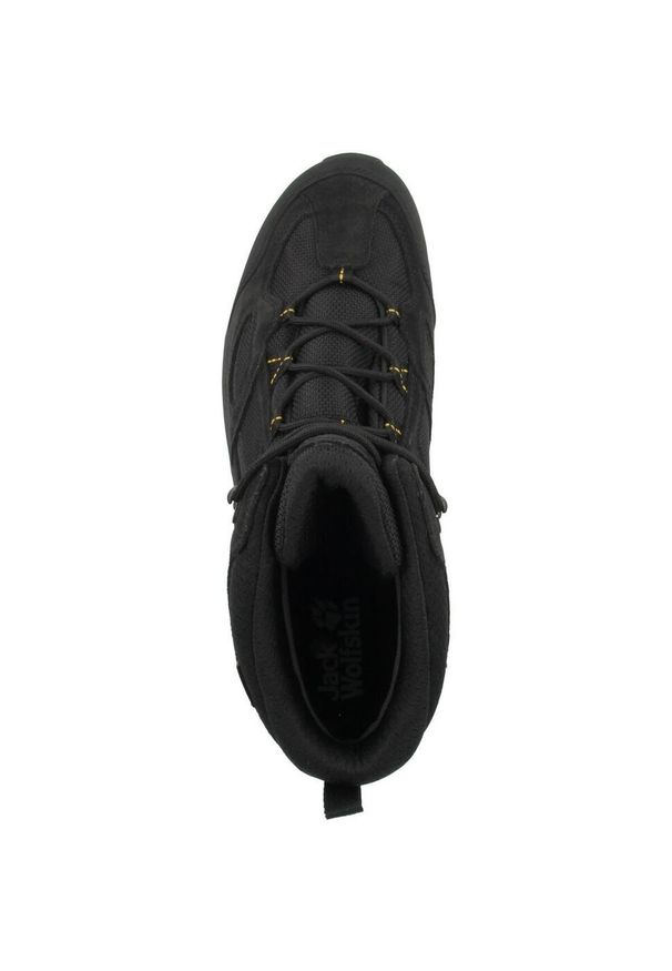 Buty trekkingowe męskie Jack Wolfskin Vojo 3 Texapore. Kolor: czarny. Materiał: materiał, syntetyk