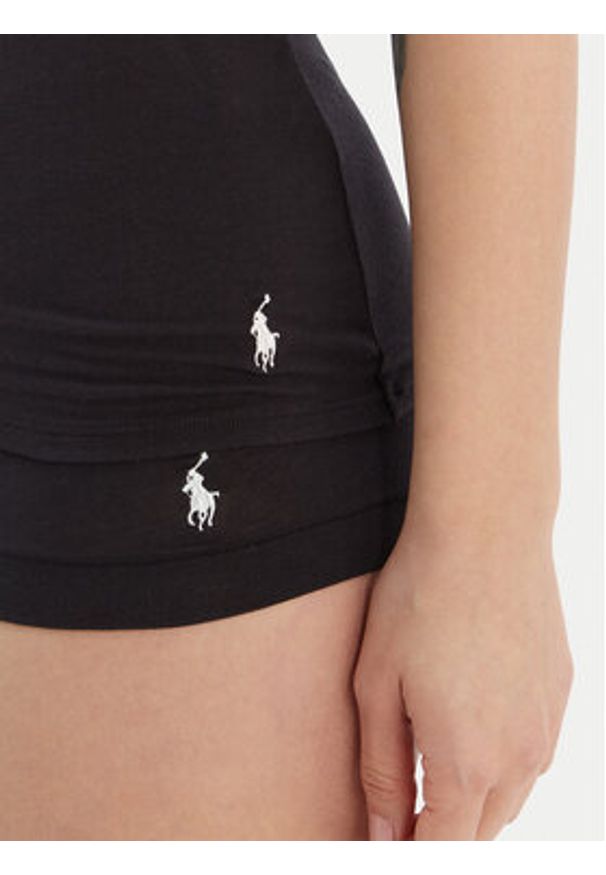 Polo Ralph Lauren Piżama 4P0719 Czarny Regular Fit. Kolor: czarny. Materiał: bawełna