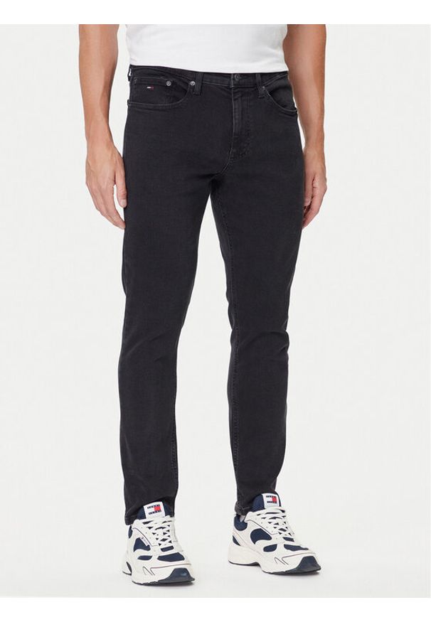 Tommy Jeans Jeansy Austin DM0DM21232 Czarny Slim Fit. Kolor: czarny