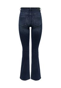 only - ONLY Jeansy Blush 15233833 Granatowy Flared Fit. Kolor: niebieski