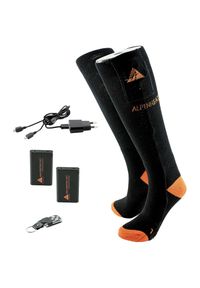 ALPENHEAT - Skarpety narciarskie damskie Alpenheat FireSocks podgrzewane. Kolor: czarny. Materiał: bawełna, elastan. Sport: narciarstwo #1