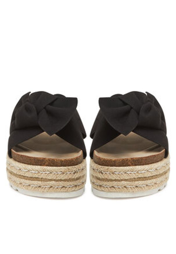 DeeZee Espadryle CT0626-16 Czarny. Kolor: czarny. Materiał: materiał