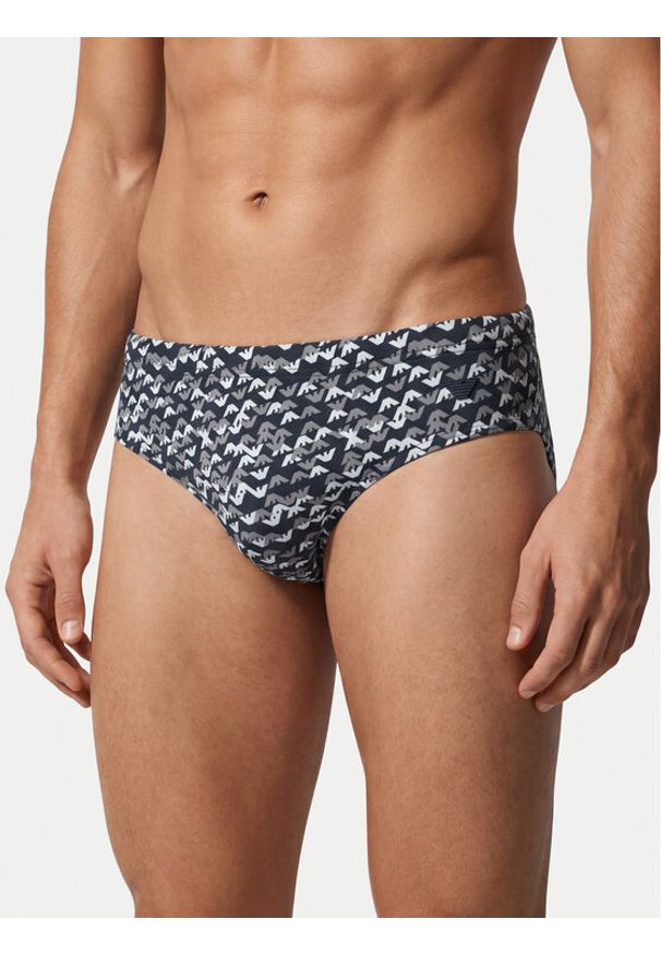 Emporio Armani Kąpielówki EM000575 AF20437 FB356 Czarny. Kolor: czarny. Materiał: syntetyk