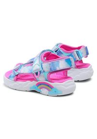 skechers - Skechers Sandały Summer Sky 302975L/BLU Niebieski. Kolor: niebieski. Materiał: materiał #8