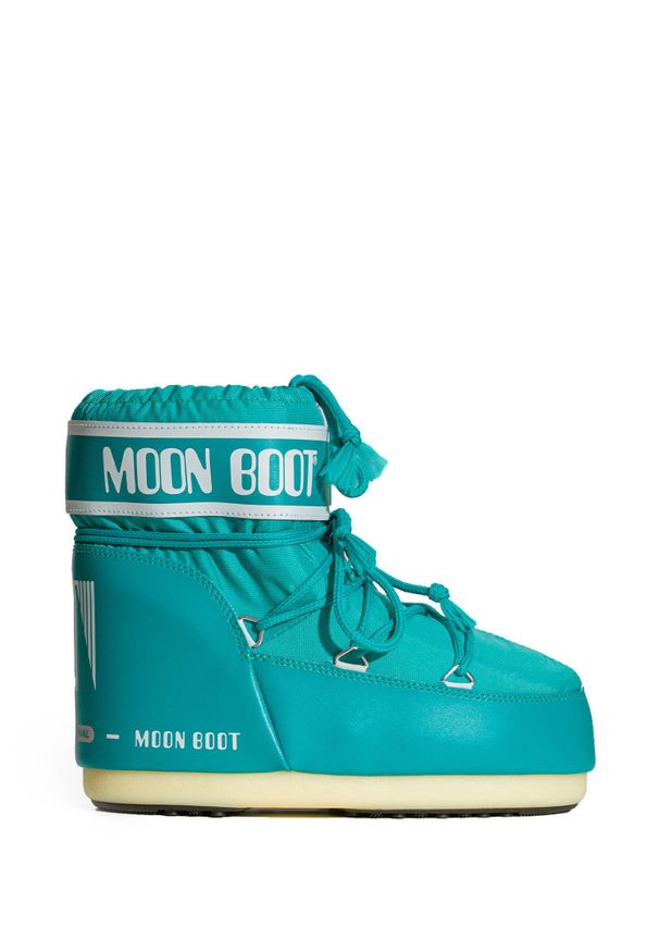 Moon Boot - Buty MOON BOOT CLASSIC LOW 2. Materiał: nylon, skóra ekologiczna, puch, kauczuk, syntetyk. Szerokość cholewki: normalna. Obcas: na koturnie