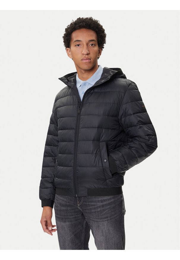 BOSS Kurtka przejściowa Odenis 50543616 Czarny Regular Fit. Kolor: czarny. Materiał: syntetyk