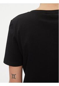 Vila T-Shirt 14090227 Czarny Regular Fit. Kolor: czarny. Materiał: bawełna #4