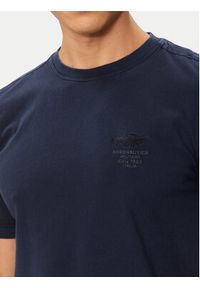 Aeronautica Militare T-Shirt 241TS2205J633 Granatowy Regular Fit. Kolor: niebieski. Materiał: bawełna #5