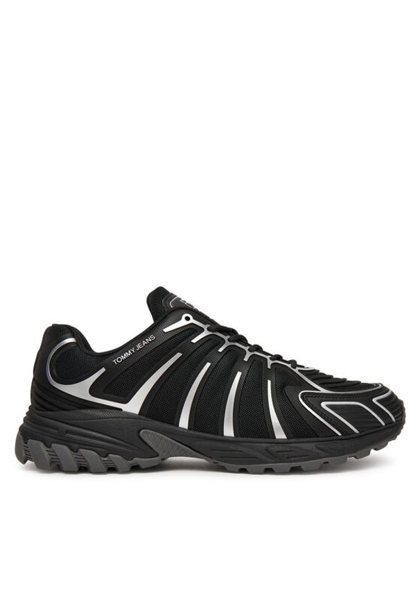 Tommy Jeans Sneakersy Tjm Outdoor Runner Tech. EM0EM01640 Czarny. Kolor: czarny. Materiał: skóra. Sport: outdoor