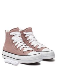 Converse Trampki Chuck Taylor All Star Padded Lift Platform A11536C Brązowy. Kolor: brązowy. Materiał: materiał. Obcas: na platformie #4