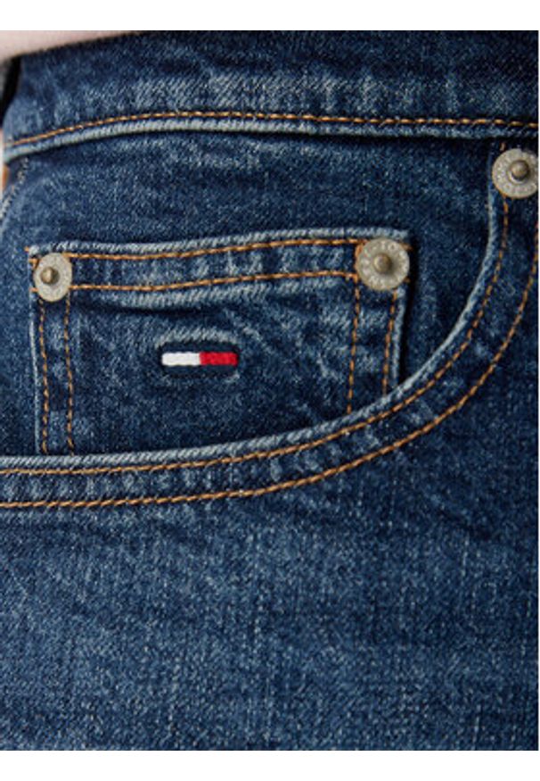Tommy Jeans Szorty jeansowe DW0DW22688 Niebieski Straight Leg. Kolor: niebieski. Materiał: bawełna