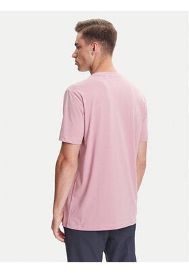 BOSS T-Shirt 50506373 Różowy Regular Fit. Kolor: różowy. Materiał: bawełna