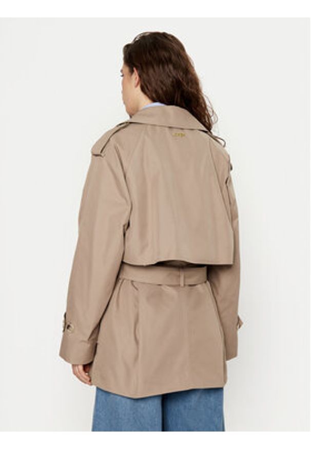 JOOP! Trencz Carrie 10018890 30044820 Beżowy Regular Fit. Kolor: beżowy. Materiał: bawełna, syntetyk