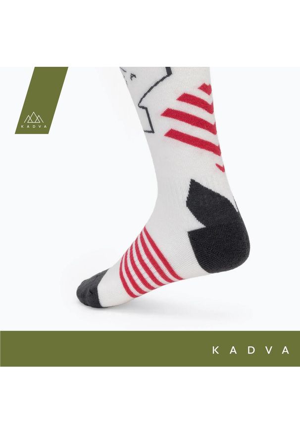 Skarpety narciarskie damskie KADVA Skio W. Kolor: biały. Sport: narciarstwo