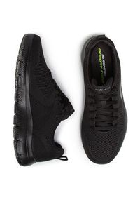 skechers - Skechers Sneakersy Brisbane 232057/BBK Czarny. Kolor: czarny. Materiał: materiał #3