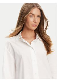 Marc O'Polo Koszula B01 1051 42025 Biały Regular Fit. Typ kołnierza: polo. Kolor: biały. Materiał: bawełna