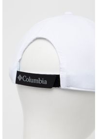 columbia - Columbia Czapka kolor biały z aplikacją. Kolor: biały. Materiał: materiał. Wzór: aplikacja #2