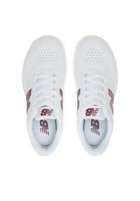 New Balance Sneakersy BB80UFM Biały. Kolor: biały. Materiał: skóra