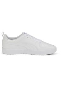 Buty do chodzenia męskie Puma Rickie. Zapięcie: sznurówki. Kolor: biały. Materiał: guma, skóra ekologiczna, materiał, syntetyk. Szerokość cholewki: normalna. Sport: turystyka piesza