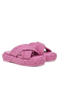 Coach Klapki Penelope CAS84 Różowy. Kolor: różowy. Materiał: materiał