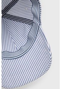 TOMMY HILFIGER - Tommy Hilfiger czapka z daszkiem kolor niebieski wzorzysta. Kolor: niebieski #3