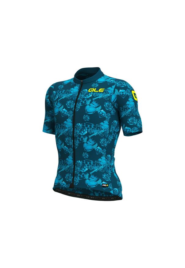 ALÉ CYCLING - Koszulka rowerowa męska Alé Cycling PR-R Las Vegas. Kolor: niebieski. Sport: kolarstwo
