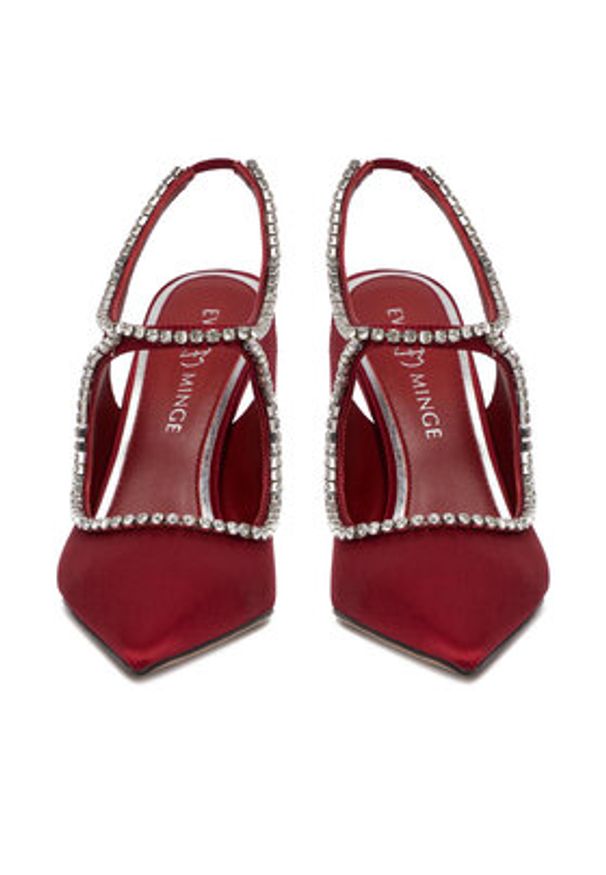 Eva Minge Szpilki EO-LIVIA-LT2019-6 Czerwony. Kolor: czerwony. Materiał: materiał. Obcas: na szpilce