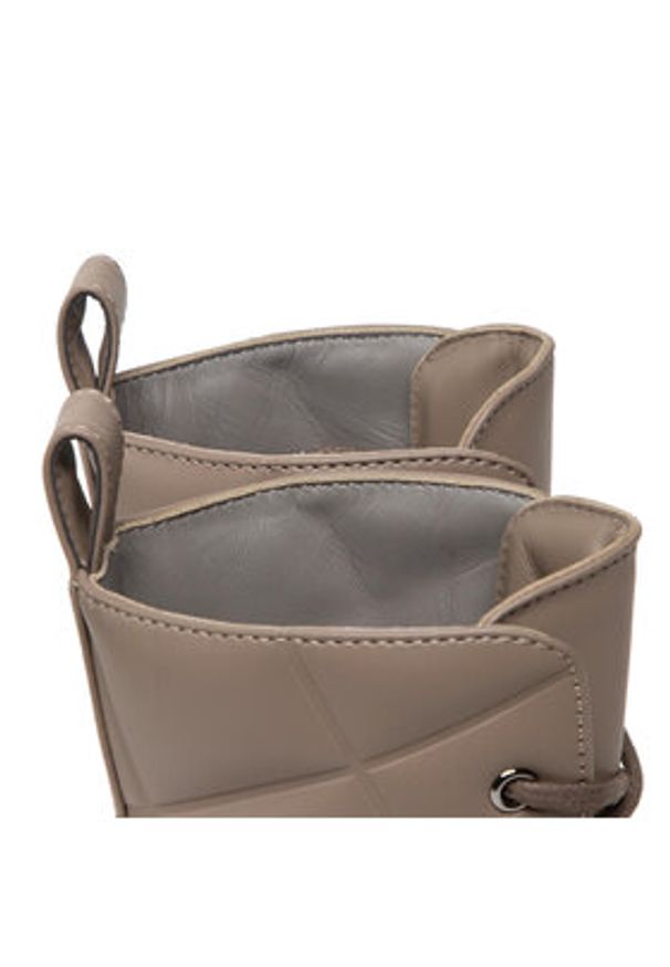 LE SILLA - Le Silla Botki Ranger 6410T020M1PPFAK089 Beżowy. Kolor: beżowy. Materiał: skóra