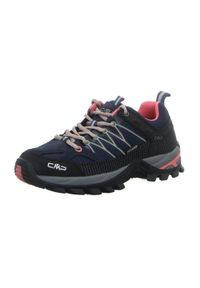 Buty trekkingowe damskie CMP Rigel Low. Zapięcie: sznurówki. Kolor: wielokolorowy, czarny. Materiał: materiał, skóra, syntetyk. Szerokość cholewki: normalna. Sport: turystyka piesza