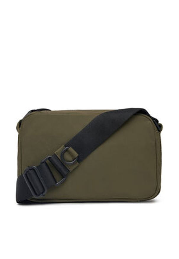 TOMMY HILFIGER - Tommy Hilfiger Saszetka Th Colour Ew Reporter AM0AM13219 Zielony. Kolor: zielony. Materiał: skóra