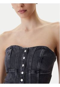 Guess Top W6RH80 D6921 Szary Slim Fit. Kolor: szary. Materiał: bawełna #5