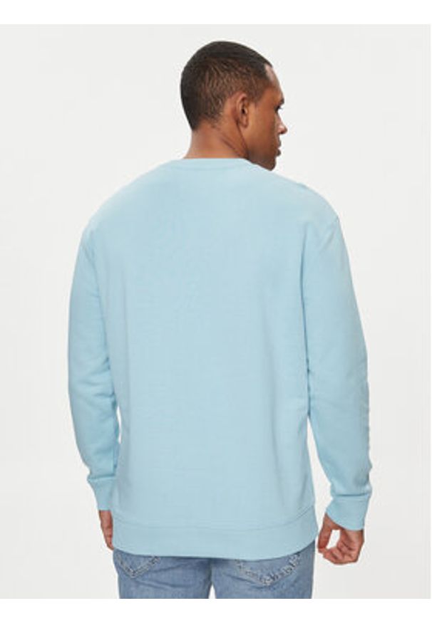 Lee Bluza Wobbly 112349357 Błękitny Regular Fit. Kolor: niebieski. Materiał: bawełna