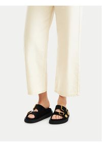 Badura Klapki CYCLAMEN-80033-25 Czarny. Kolor: czarny. Materiał: skóra, zamsz #5