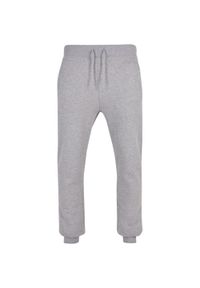 BUILD YOUR BRAND - Spodnie Dresowe Unisex Dla Dorosłych Z Bawełny Organicznej. Kolor: szary. Materiał: dresówka, bawełna