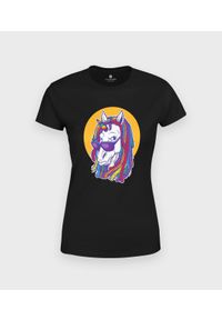 MegaKoszulki - Koszulka damska Rainbow Unicorn. Materiał: bawełna #1