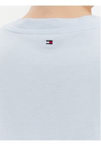 TOMMY HILFIGER - Tommy Hilfiger T-Shirt WW0WW45522 Niebieski Regular Fit. Kolor: niebieski. Materiał: bawełna #4