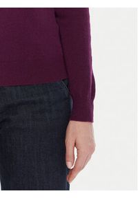 United Colors of Benetton - United Colors Of Benetton Golf 1002D2348 Fioletowy Regular Fit. Typ kołnierza: golf. Kolor: fioletowy. Materiał: wełna #4
